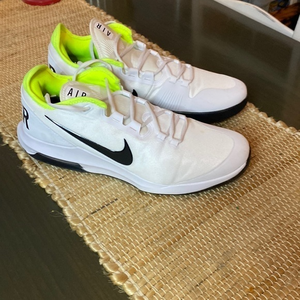 Nike Wildcard HC Volt‎ Air Max White/Lime/Black Marathon Running Shoe Size 14